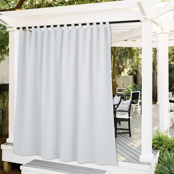 RYB HOME Rideaux d'Extérieur pour Patio - Rideaux Occultants Extra Larges, Imperméables et Offrant de l'Intimité pour Véranda Moustiquaire/salle à Manger Extérieure,