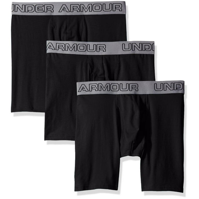 Black Under Armour 3-Pack Boxers