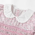 thumbnail image 3 of Vestido Curipeer para niñas pequeñas, verano, floral, rosa, 5T, 3 of 7
