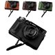 thumbnail image 4 of Funda de cuero genuino ZHCH para cámara X100VI medio cuerpo para Fujifilm X100VI bolso hecho a mano negro, 4 of 5