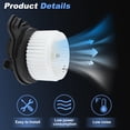 thumbnail image 4 of Motor del ventilador de calefacción de AC para Chevy Malibu 2016-2024 para Ford Escape 2020-2024 Reemplazar JX6Z19805D/LX6Z19805GB/23506046/84486322/84486330/84764329/85598158/85654345/PM4872/700347, 4 of 7