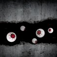thumbnail image 3 of Globos oculares de Halloween LzGUNGY 18 piezas rojos, 3 of 5