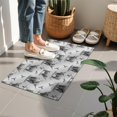 thumbnail image 4 of Gray Highland Cow Hummingbird Pattern Door Rugs,Washable Non Slip Door Mats Indoor,Decorative Door Mats,Entry Mat Indoor for Entrance,Bedroom,Kitchen,Bathroom,16"x24", 4 of 6