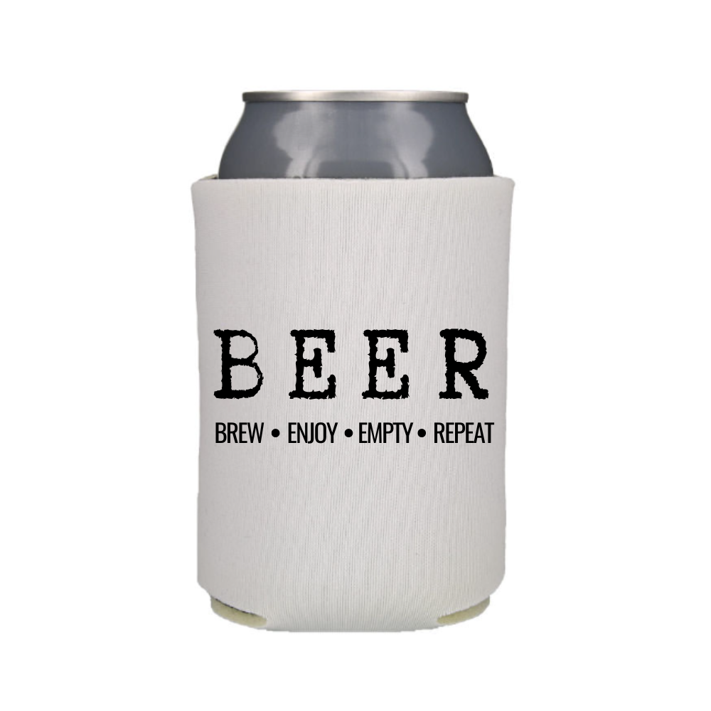Funny Beer Can Cooler, Beer Statement Can Coolie, Funny Coolies Drink ...