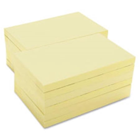 Sparco SPR19784 Adhesive Notes- 3 in. x 5 in.- 100SH-Pad- 12-PK- Yellow ...