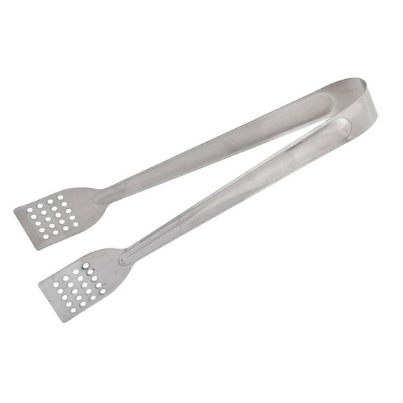 Unique Bargains Household Bakery Metal Bread Salad Dessert Buffet Food Mixing Tong Silver Tone