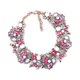 thumbnail image 5 of Collar de aleación Qarigey para mujer colgante decorativo ajustable Rosa roja, 5 of 6