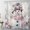 Pink and White, variant on NEONWE Cute Snowman Shower Curtain Christmas Pink Flower Winter Rustic Snow Forest Xmas Holiday Art Bathroom Shower Curtain Home Decor Polyester Waterproof Fabric with 12 Pack Plastic Hook 72" X 72"