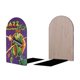 thumbnail image 2 of Conejo Jack Sujetalibros decorativos temáticos, tope para estantería con base antideslizante, uso dual para hogar y oficina - 2 piezas, 2 of 6