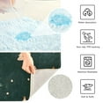 thumbnail image 3 of Yayeee Bath Rugs for Bathroom Floor Set of 2 Non Slip Fluffy Soft Absorbent Mat, Pink Christmas Trees, 3 of 7