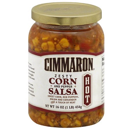 Cimmaron Zesty Corn and Pepper Salsa, 16 oz, (Pack of 12)
