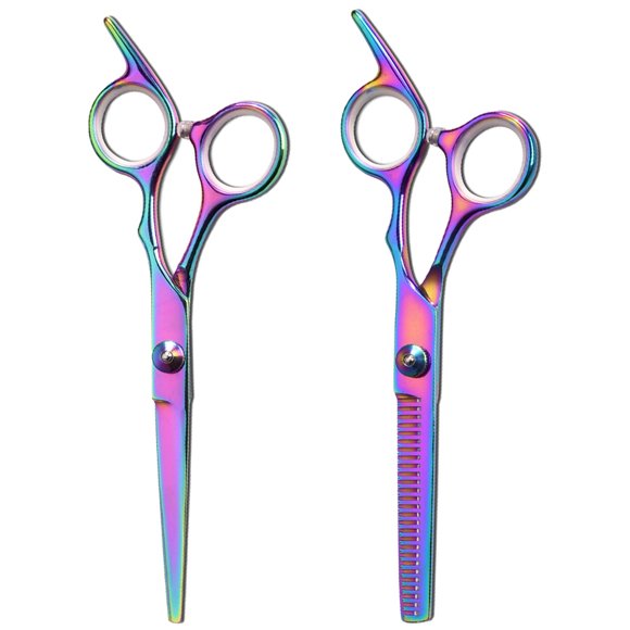 Hair Cutting Scissor Thinning Shear Set, Hairdressing Thinning/Texturizing Shears/Scissors, Salon Hair Scissors