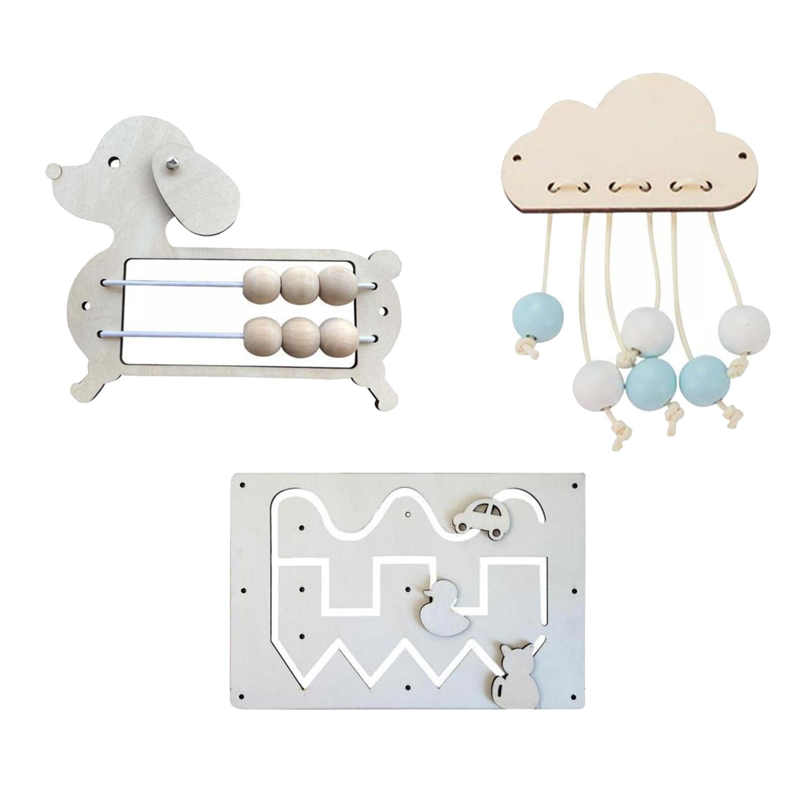 Accessoires DIY Tableau D'activités Montessori - Pour Développer Les Compétences Pratiques Des Enfants