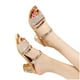 thumbnail image 4 of Zapatos de verano para mujer Dos formas de usar sandalias casuales de tacón grueso para mujer Wmkox8yii nm10666, 4 of 9