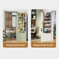 thumbnail image 4 of BouPower Over The Door Organizer, 4/6-Tier Metal Pantry Organization, Over Door Hanging Organizer With Adjustable Baskets, Behind Door Organizer Hanging For Home Kitchen Laundry Room Bathroom, 4 of 9