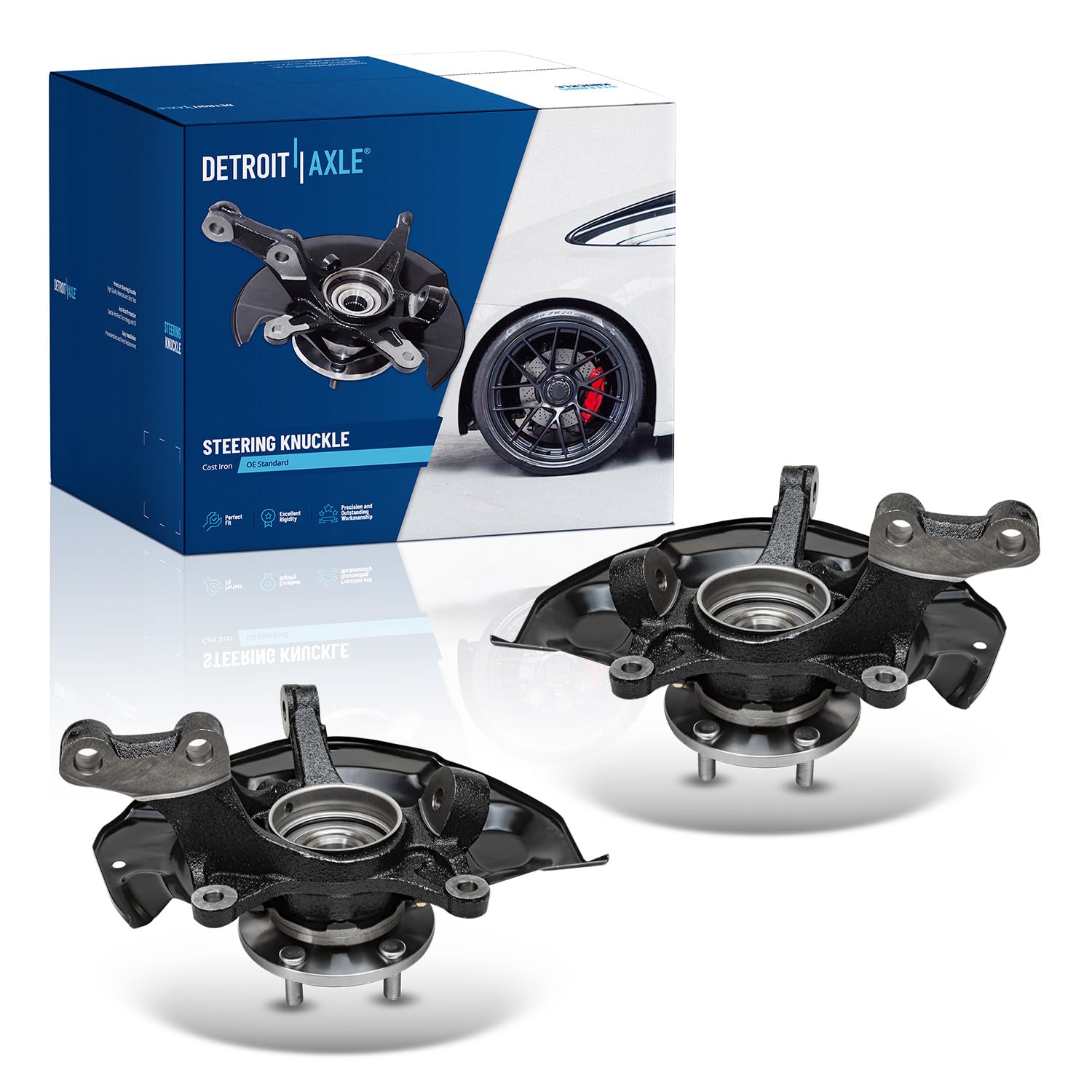 Mako Rear Driveshaft Center Support Bearings (Pair) For Toyota Highlander & Lexus RX