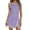 Purple, variant on Miqool Women's Tennis Dress Build in Shorts with Pockets Crew Neck Sleeveless Side Slit Athletic Mini Skort Dress Golf Outfits for Workout
