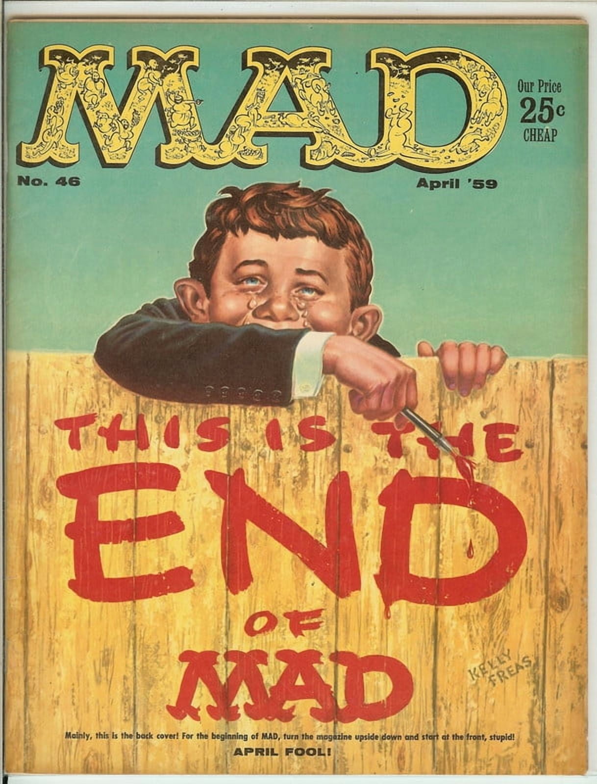 MAD Magazine Vintage Collectible #46 April 1959 Fine (FN)