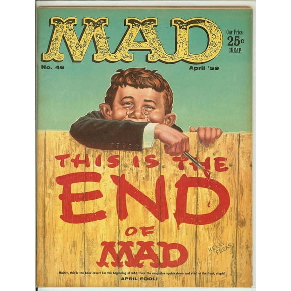 MAD Magazine Vintage Collectible #46 April 1959 Fine (FN)
