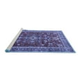 thumbnail image 2 of Ahgly Company Machine Washable Indoor Rectangle Persian Blue Traditional Area Rugs, 2' x 5', 2 of 4
