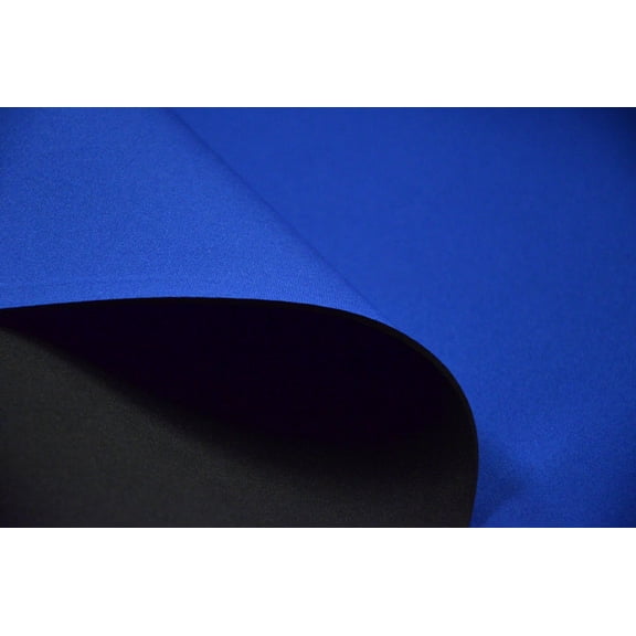 2mm Blue Neoprene Fabric, Scuba Wetsuit Material, Fabric For Sewing, Thin Foam Rubber Sheet (Blue, 1' x 2')