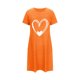 thumbnail image 5 of Camisón corto de talla grande para mujer, camisón de manga corta con estampado de pecho a la moda, camisón para mujer, 5 of 5