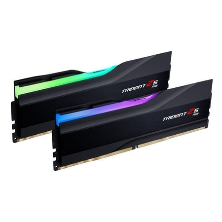 G.Skill Trident Z5 Rgb Series (Intel Xmp 3.0) Ddr5 Ram 32Gb (2X16Gb) 7200Mt/S Cl34-45-45-115 1.40V Desktop Computer Memory Udimm - Matte Black (F5-7200J3445G16Gx2-Tz5Rk)