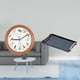 thumbnail image 2 of Reloj de pared con pájaro cantor, bandeja decorativa con asa multifuncional para almacenamiento de cosméticos, material PP, adecuado para sala de esta, 2 of 8