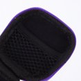 thumbnail image 4 of Estuche de EVA para guardar auriculares en varios colores, portátil, para viaje, con cable USB (morado), 4 of 7