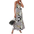 thumbnail image 1 of Vestido cruzado bar III para mujer Negro Mediano, 1 of 1
