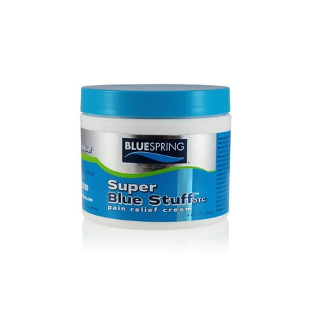 Blue Stuff Super Blue Super Blue Pain Relieving Cream, 4.4 (Best Way To Stop Bee Sting Pain)