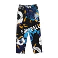 thumbnail image 4 of Kll Womens Football Print Pajama Pants Soft Pajama Bottoms For Women Cozy Lounge Pants, 4 of 9
