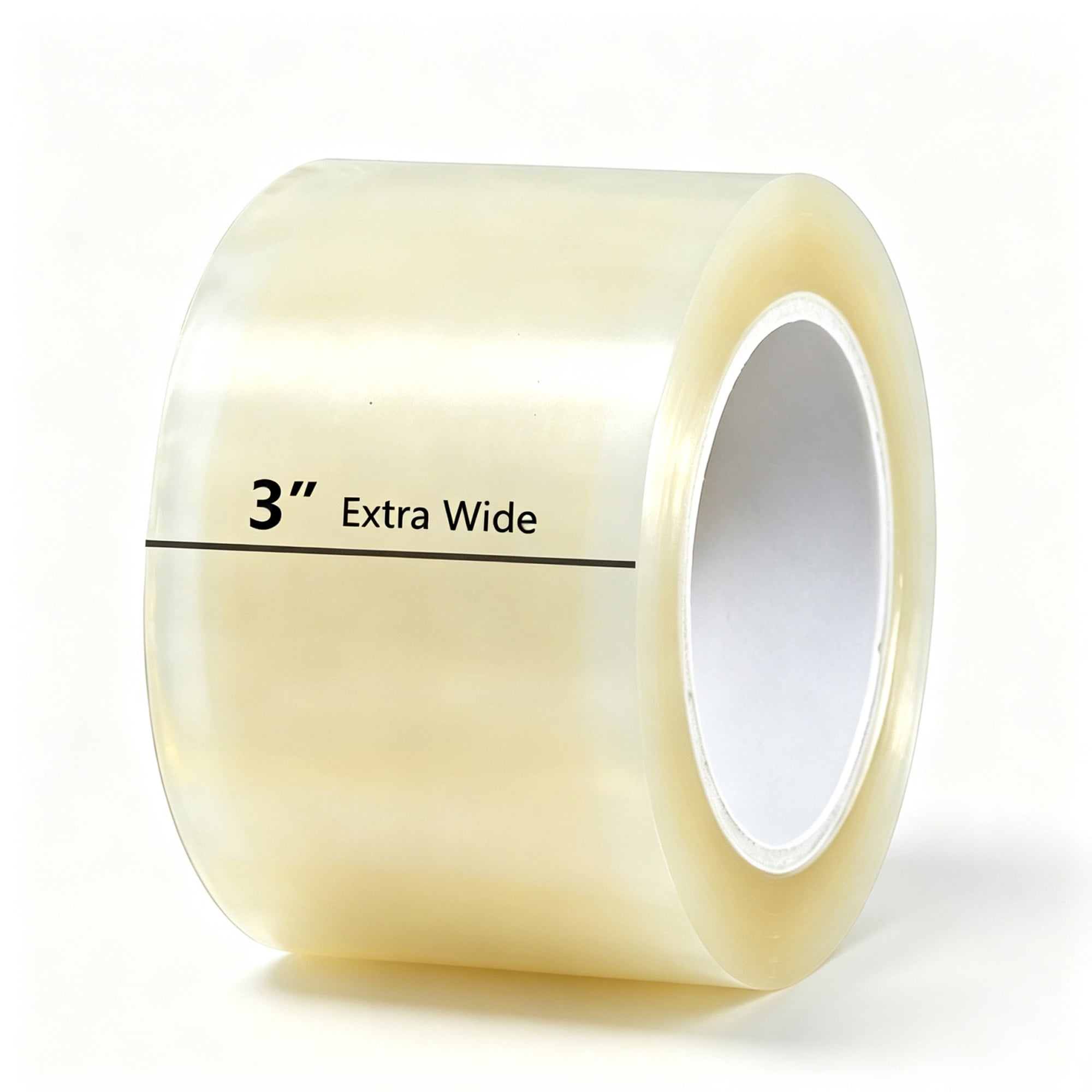 Abble Packing Tape, 3 in x 164 yd. Extra Wide Industrial & General Purpose Packing Tape, Clear, 1 Roll, for Moving, Shipping & Storage Boxes
