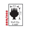 thumbnail image 2 of MSD Ignition Distributor 8479 Pro-Billet; For Use With Ford 289/302 Cubic Inch Engines; Without Ignition Control Module; Magnetic Trigger; Vacuum and Mechanical Advance; With Iron Gear, 2 of 2