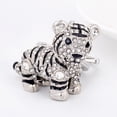 thumbnail image 6 of harmtty Decorative Key Chain Perfect Gifts Alloy Animal 3D Tiger Shape Keyring for Home,Golden, 6 of 8
