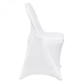 thumbnail image 2 of White Stretch Spandex Chair Covers 30 PCS Universal Fit Washable Slipcovers Protector Removable Chair Seat Covers for Wedding Party Dining Room Banquet Event, 2 of 10