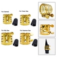 thumbnail image 4 of Sax Mouthpiece Clamp Reed Clip Clarinet Soprano Alto Tenor Sax with Rubber Cover, 4 of 6