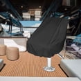 thumbnail image 4 of OPTUTUS 2 Pack Waterproof Boat Seat Cover –420D Heavy Duty Captain’s Chair Covers for Marine, Yacht, Fishing Boat – 22×24×25 Inch Drawstring Helm Seat Protectors, Black, 4 of 7