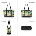 thumbnail image 6 of FORMRS Canvas Laptop Tote Bag for Women with 15.6" Computer Compartments Shoulder Handbag, Art Field, 6 of 7