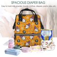 thumbnail image 5 of Daiia Halloween Witches Gnome Large Capacity Baby Bag Waterproof Stylish Diaper Bag Mummy Backpack Adjustable Straps Diaper BagBaby Essentials Bag, 5 of 6