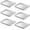 13 x10 Inch (6-Pack), variant on 6 Pack Aluminum Sheet Pan Perforated, NSF Listed Full Size 26 x 18 inch Commercial Bakery Cake Bun Pan, Baking Tray