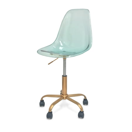 Mainstays Acrylic Rolling Office Chair, Yucca