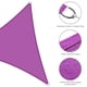thumbnail image 4 of Yescom 3FT 97% UV Block Triangle Sun Shade Sail Decor Patio Pool Garden Yard Lawn Carport Cover Net Awning Fuchsia, 4 of 10
