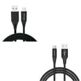 thumbnail image 1 of 10ft USB Cable + 6ft USB Cable for Motorola One 5G Ace Phone - Type-C Charger Cord Power Wire and Type-C Charger Cord Power Wire Combo for Motorola One 5G Ace (2021), 1 of 11