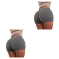 thumbnail image 2 of Soidarity Pantalones cortos sexis para mujer, ropa deportiva para Fitness, pantalones cortos ajustados para mujer, ropa de gimnasio de realce, Color Type1 NO1 Soidarity CBP096006, 2 of 5