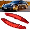 thumbnail image 4 of Extensor de palanca de cambios de fibra de carbono rojo apto para Porsche Cayenne Palamera 18-19, 4 of 9