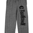 thumbnail image 2 of ParaNorman Character Logo Adult Gray Heather Sleep Pajama Pants-XXL, 2 of 7