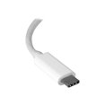 thumbnail image 2 of StarTech.com USB C to Gigabit Ethernet Adapter - White - USB 3.1 to RJ45 LAN Network Adapter - USB Type C to Ethernet (US1GC30W) - Network adapter - USB-C - Gigabit Ethernet - white, 2 of 2
