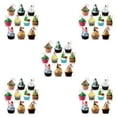 thumbnail image 2 of jesticaly 10piece Christmas Classic Pattern Dessert Fork Cake Toothpicks Decor In Festive Setting Wide 5Set, 2 of 6