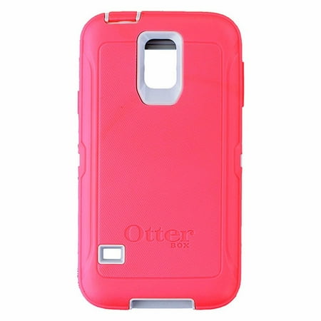 OtterBox Defender Case for Samsung Galaxy S5 - Neon Rose (Blaze Pink/Off White)